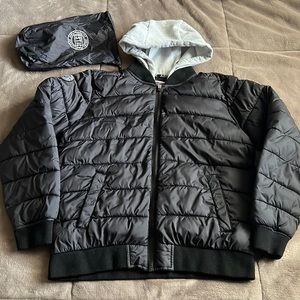 Girls Justice Hooded Puffer Jacket